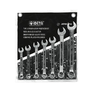 ประแจปากตาย/ข้างแหวน META COMBINATION WRENCH SET