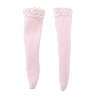 [FINEVIPS] 1/6 Pink Lace Stockings Socks for Blythe Doll BJD Ball Jointed Doll Dress