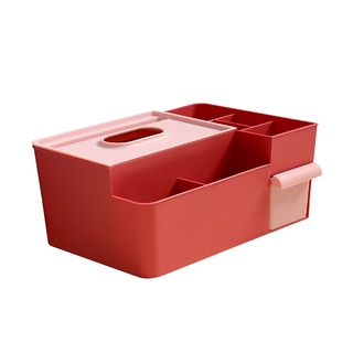 Clafelor-กล่องกระดาษทิชชู่อเนกประสงค์ กล่องเก็บของ กล่องกระดาษใช้ในครัวเรือน ชั้นวางเดสก์ท็อป ME-Z2