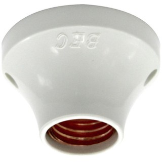 Lamp cap LAMP HOLDER TT27/W WHITE BEC Lamp device Light bulb ขั้วหลอด ขั้วหลอด BEC TT27/W สีขาว อุปกรณ์หลอดไฟ โคมไฟ หลอด