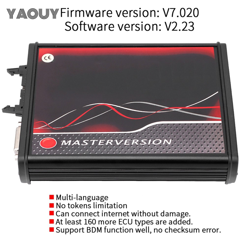 Programming PCB Red KTAG Unlimited Token Diagnostic 020 ECU Car V7 Tool ...