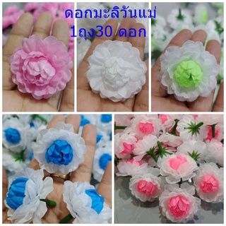 ดอกมะลิวันแม่ ดอกกมะลิบาน (ดอกมะลิ 1ถุง 30 ดอก) ดอกมะลิวันแม่ราคาถูก