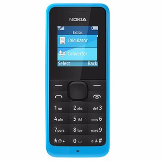 สินค้า โทรศัพท์มือถือโนเกีย ปุ่มกด NOKIA  105 (สีฟ้า) 3G/4G  รุ่นใหม่ 2020