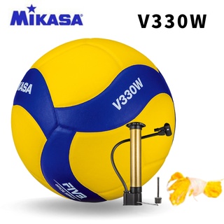 ลูกวอลเลย์บอล Mikasa V330W เบอร์ 5 ของแท้ รุ่น Competition Training หนัง PU นุ่ม ลูกวอลเลย์บอล Olympic