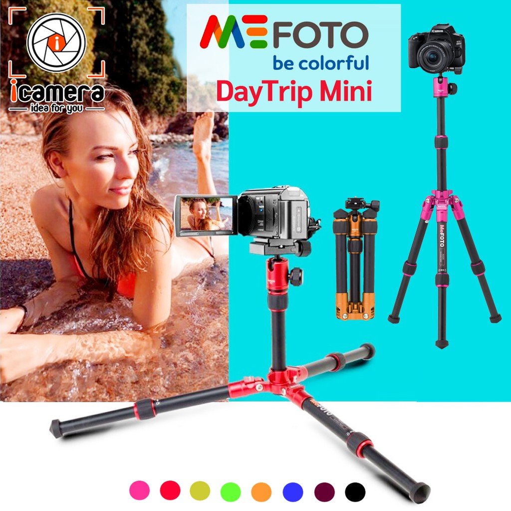 ภาพหน้าปกสินค้าMefoto Tripod A0320 Q00 - DayTrip Mini ขาตั้งกล้อง ตั้งโต๊ะ พกพา ขาตั้ง จากร้าน icamera_gadgets บน Shopee