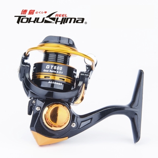 สินค้า Tokushima รอกตกปลาไดว่ รอกเบสตกปลา อุปกรณ์ตกปลาชิงหลิว 10Kg Drag แขนรอกตกปลา Mini 500 Series