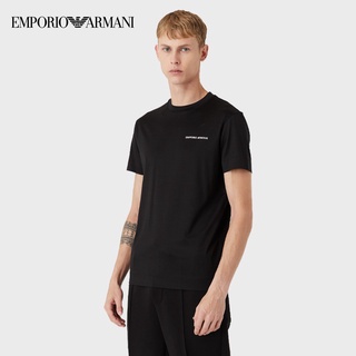 เสื้อแฟชั่นผญ พร้อมส่ง Armani เสื้อยืดแขนสั้น พิมพ์ลายโลโก้ สไตล์คลาสสิก สําหรับผู้ชาย (พร้อมส่ง)eYO