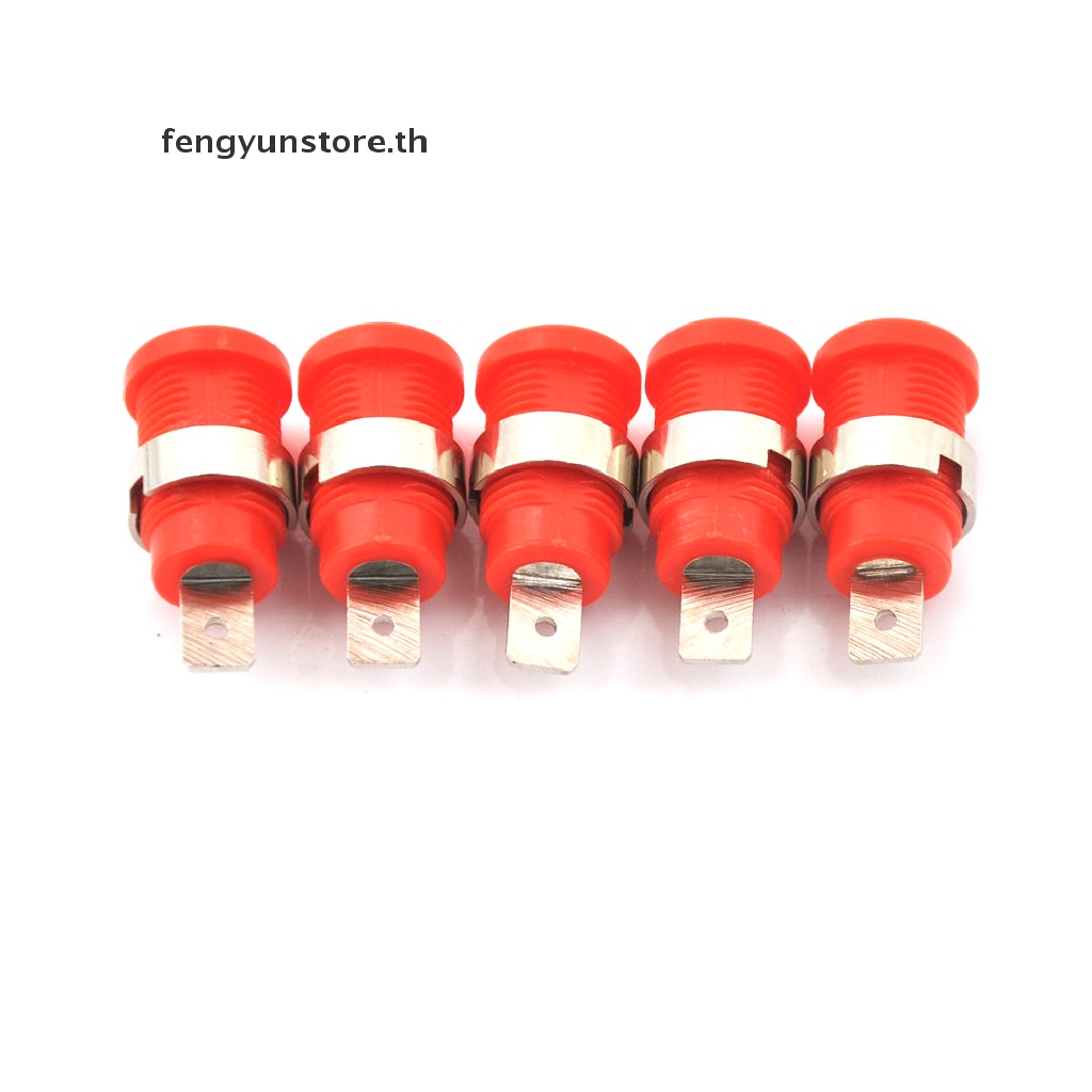 yunstore-แผงซ็อกเก็ตแจ็คตัวเมีย-4-มม-10-ชิ้น