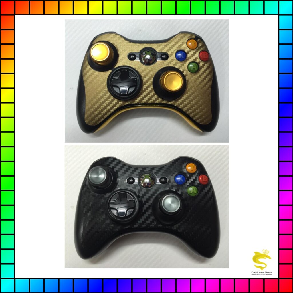 สติกเกอร์ลายเคฟล่า-xbox360-controller