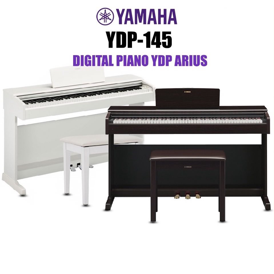 yamaha-รุ่น-ydp-145r-เปียโนไฟฟ้า-digital-pianos-ครบชุดพร้อมเก้าอี้-รับประกัน-1-ปี