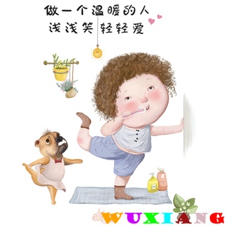 【wuxiang】สติกเกอร์ติดผนังห้องน้ํา กันน้ํา มีกาวในตัว