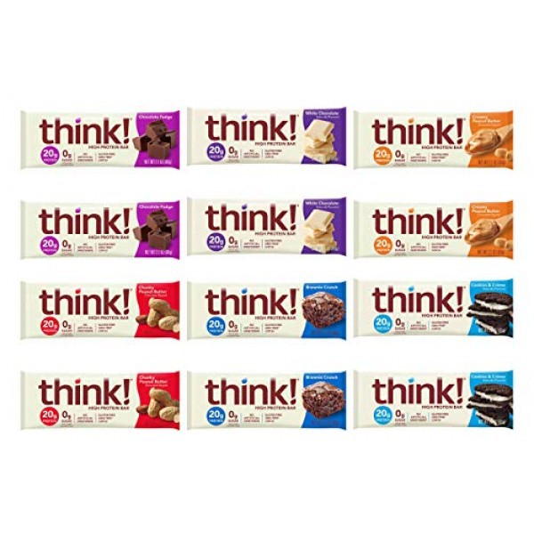 สินค้าusa-think-high-protein-bars-brownie-crunch-10-bars-2-1-oz-60-g-each