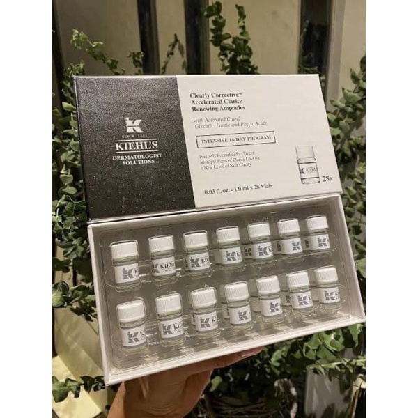 เซรั่ม Kiehl's Clearly Corrective Accelerated Clarity Renewing Ampoules (1mlx28) Shopee Thailand