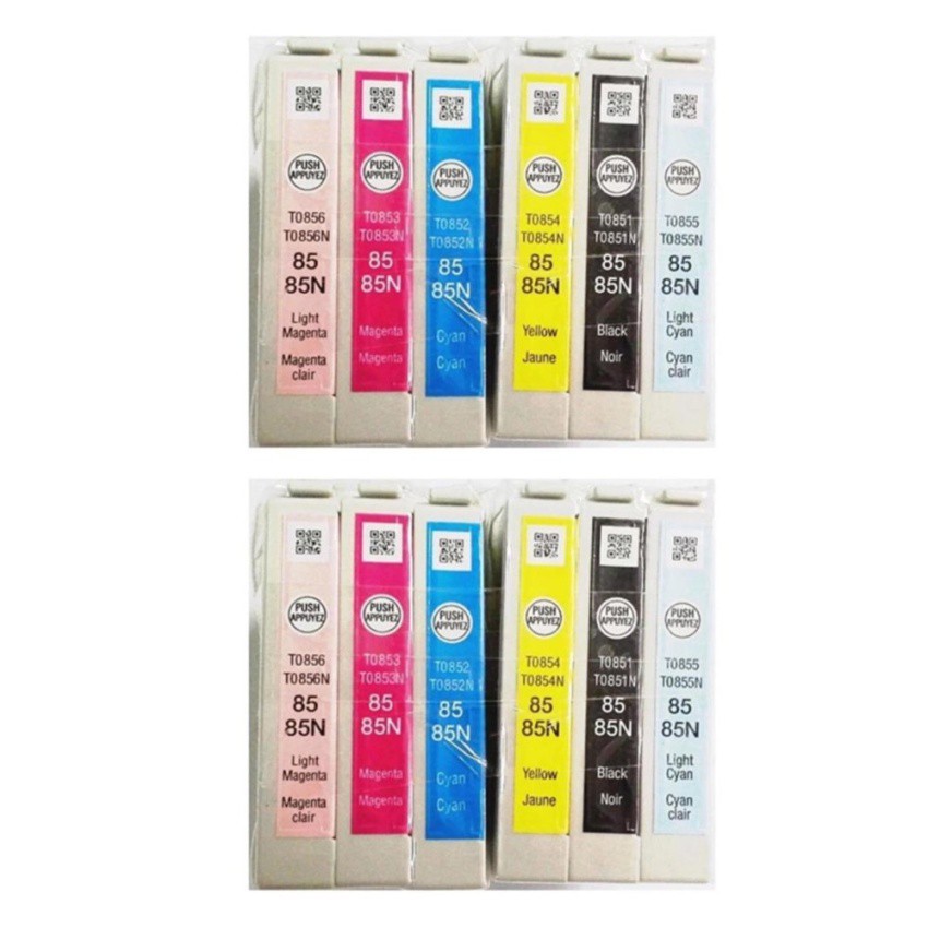 epson-ตลับหมึกแท้-รุ่น-85n-t0851n-6n-สำหรับ-เครื่องพิมพ์-stylus-photo-t60-และ-1390-2-ชุด