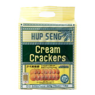 Hup Seng Cream Cracker  ฮับเส็ง ครีม แครกเกอร์ ขนมปังกรอบ 225 กรัม