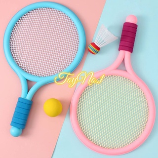 ภาพหน้าปกสินค้าToyNo.1 🧸พร้อมส่ง🧸 \"MTN\" ของเล่นเด็ก ไม้เทนนิส สีพาสเทลน่ารักมี2สีน่ารักมาก ซึ่งคุณอาจชอบราคาและรีวิวของสินค้านี้