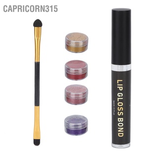 Capricorn315 ชุดลิปสติกกลิตเตอร์ 3D กันน้ํา ติดทนนาน 4 สี สําหรับภรรยา เพื่อนสาว