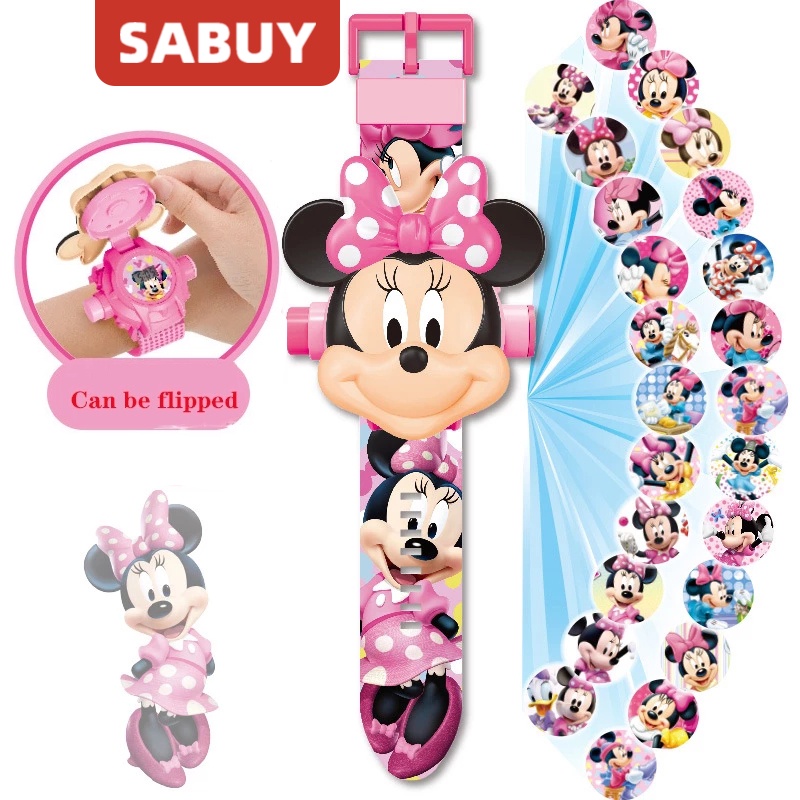 sabuy-paw-patrol-นาฬิกาเด็กฉายภาพ-นาฬิกาของเล่นเด็ก-ดิสนีย์-minnie-frozen-นาฬิกาฉาย-ของเล่นสำหรับเด็ก-นาฬิกาการ์ตูน-นาฬิกาสร้างสรรค์-ของขวัญสำหรับเด็ก