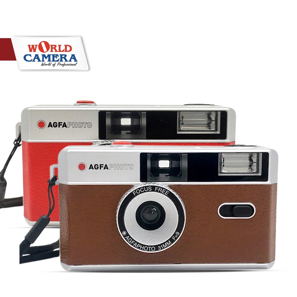 ภาพหน้าปกสินค้าAgfaPhoto Analog 35mm Reusable Film Camera กล้องฟิล์มชนิดเปลี่ยนฟิล์มได้ จากร้าน worldcamera_officialstore บน Shopee
