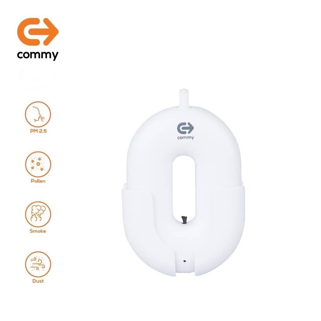 commy-เครื่องฟอกอากาศแบบพกพา-necklace-air-purifier-เทคโนโลยีใหม่-แบบไม่ต้องเปลี่ยนไส้กรอง-กรองอากาศได้ทุกที่