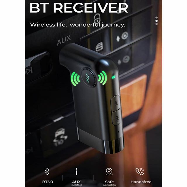 hoco-e53-car-bluetooth-aux-wireless-receiver-อุปกรณ์เชื่อมต่อสัญญาณมือถือ-พร้อมส่ง