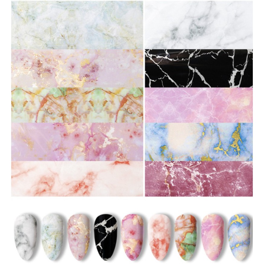 foils-x10-ฟรอยติดเล็บ-แพ็ค-10-สีไม่ซ้ำ-marble-galaxy-foil-ลายหินอ่อน-ลายน้ำ-ฟรอยลอกลาย-ฟรอยแต่งเล็บ-holo-ตกแต่งเล็บ