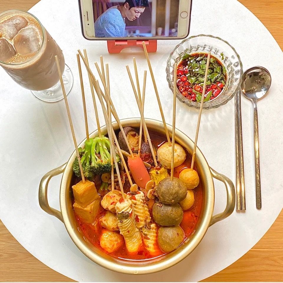 หม้อราเมง-อลูมิเนียม-สีเหลือง-สไตล์เกาหลี-คลาสสิก