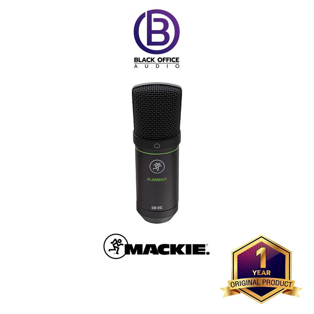 mackie-em-91c-ไมค์คอนเดนเซอร์-ไมค์อัดเสียง-บันทึกเสียง-โฮมสตูดิโอ-condenser-microphone-blackofiiceaudio