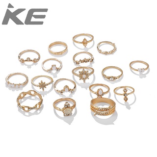 17 Piece Ring Set Diamond Set Ring Jewelry for girls for women low price