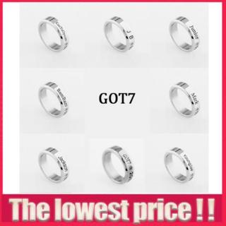 สินค้า แหวนไทเทเนียม  ส ไตล์  KPOP GOT7