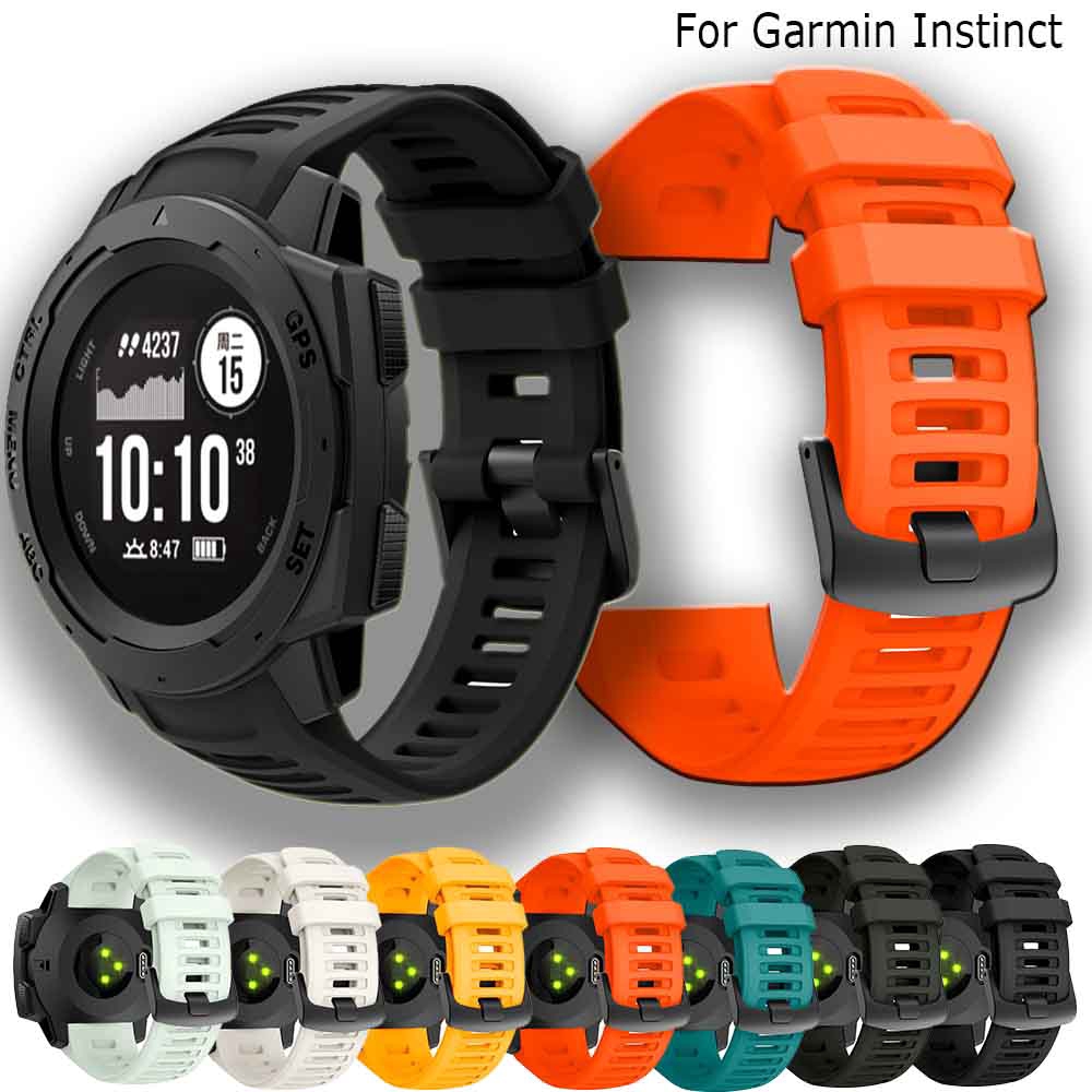 ภาพหน้าปกสินค้าสายนาฬิกาข้อมือ ชนิดซิลิโคน สำหรับ Garmin Instinct ขนาด 22 มม.