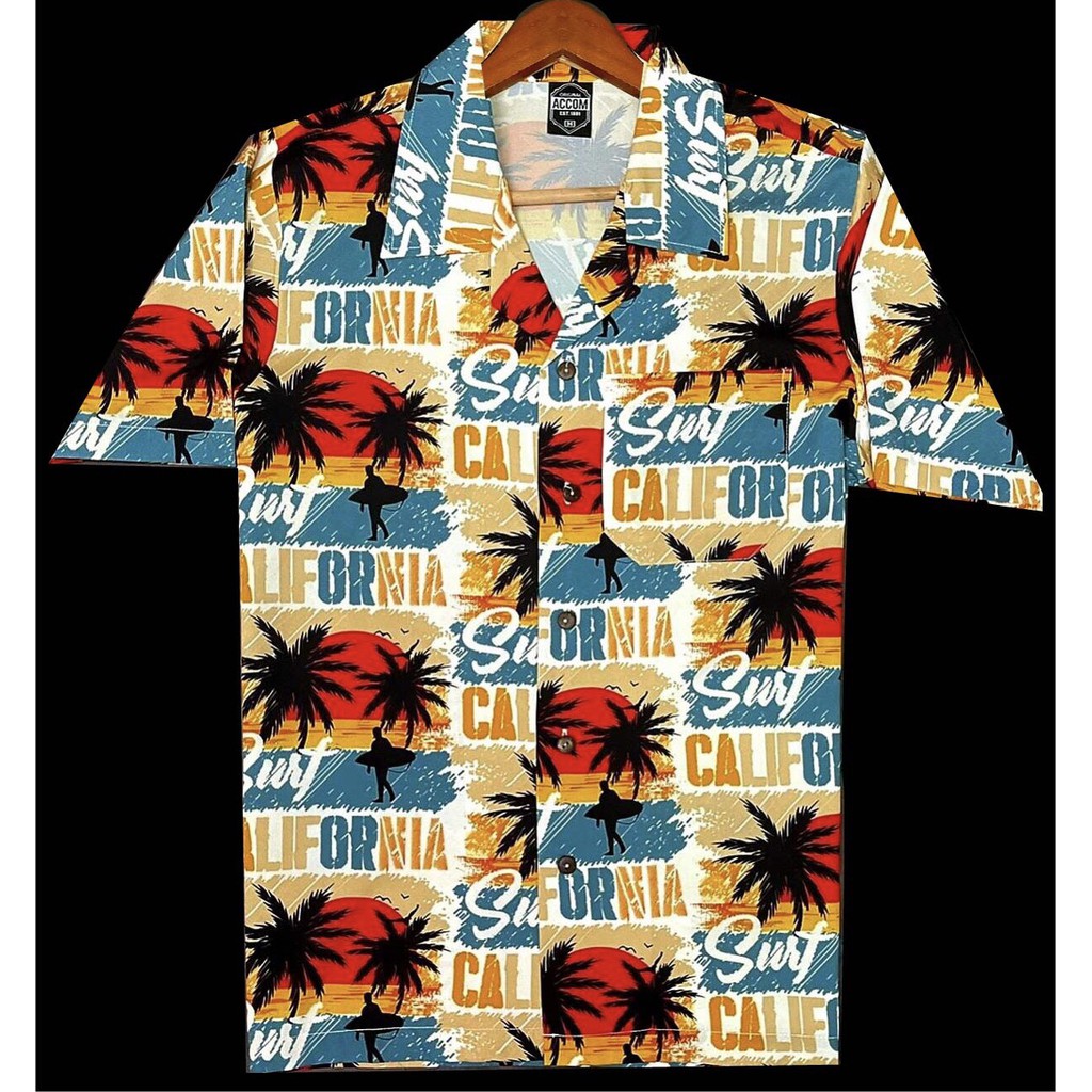 ภาพหน้าปกสินค้าพร้อมส่งจากไทย เสื้อสุดชิค Hawaii เสื้อฮาวาย ผ้าไหมอิตาลี H311 H313 H314 H315 จากร้าน cocoshell_official บน Shopee