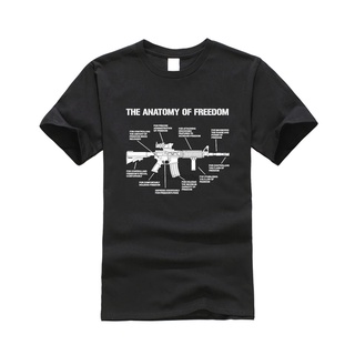 [S-5XL] เสื้อยืด คอกลม พิมพ์ลาย AMENDMENT 2nd GUN PROTECT YOURSELF TEE AR-15 AK TEE ANATOMY OF FREEDOM แฟชั่นคลาสสิก สํา