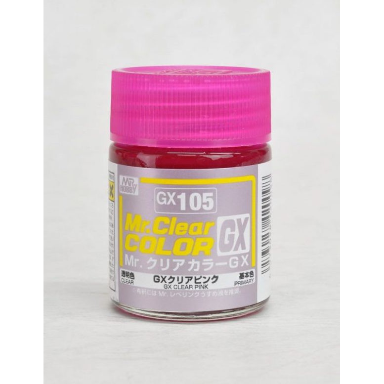 สีมิสเตอร์ฮอบบี้-mr-clear-color-gx105-clear-pink-18ml