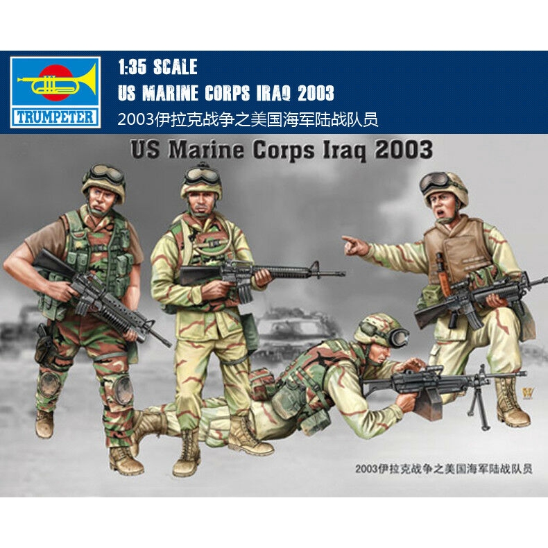 Trumpeter 00407 1/35 US Marine Corps Irac 2003 Trumpeter 1/35 2003 Iraq ...