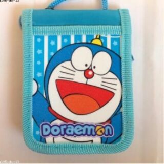 ป้ายชื่อ แบบเก็บบัตร เก็บเงินได้ค่ะ มีสายห้อยคอให้ด้วยค่ะ ลาย โดราเอม่อน Doraemon