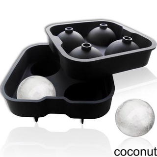 [Coco] Ice Ball Mold Sphere Silicone Ice Ball Maker 4x4 5cm For Any Drink