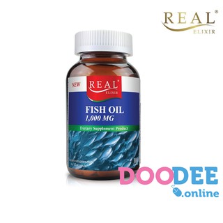 ภาพขนาดย่อของภาพหน้าปกสินค้าReal Elixir Fish Oil 1000mg (100เม็ด) น้ำมันปลา จากร้าน doodeeonlineshop บน Shopee ภาพที่ 1