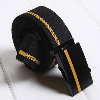 Fin 1 เข็มขัดผู้ชาย Mens Belt เข็มขัดผ้าแคนวาส Man Fashion Canvas Belt No. 2875