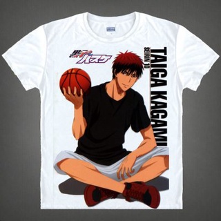 เสื้อยืดแขนสั้นลําลอง พิมพ์ลายอนิเมะ Kuroko No Basket Kuroko Tetsuya แฟชั่นฤดูร้อน