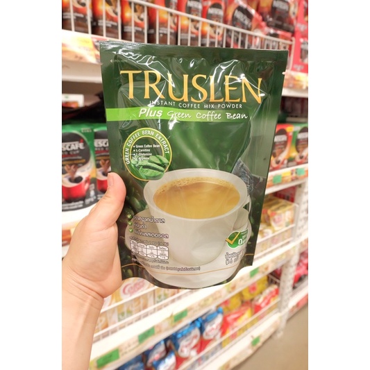 truslen-plus-green-coffee-bean-ทรูสเลน-พลัส-กรีน-คอฟฟี่-บีน-8-ซอง-128g