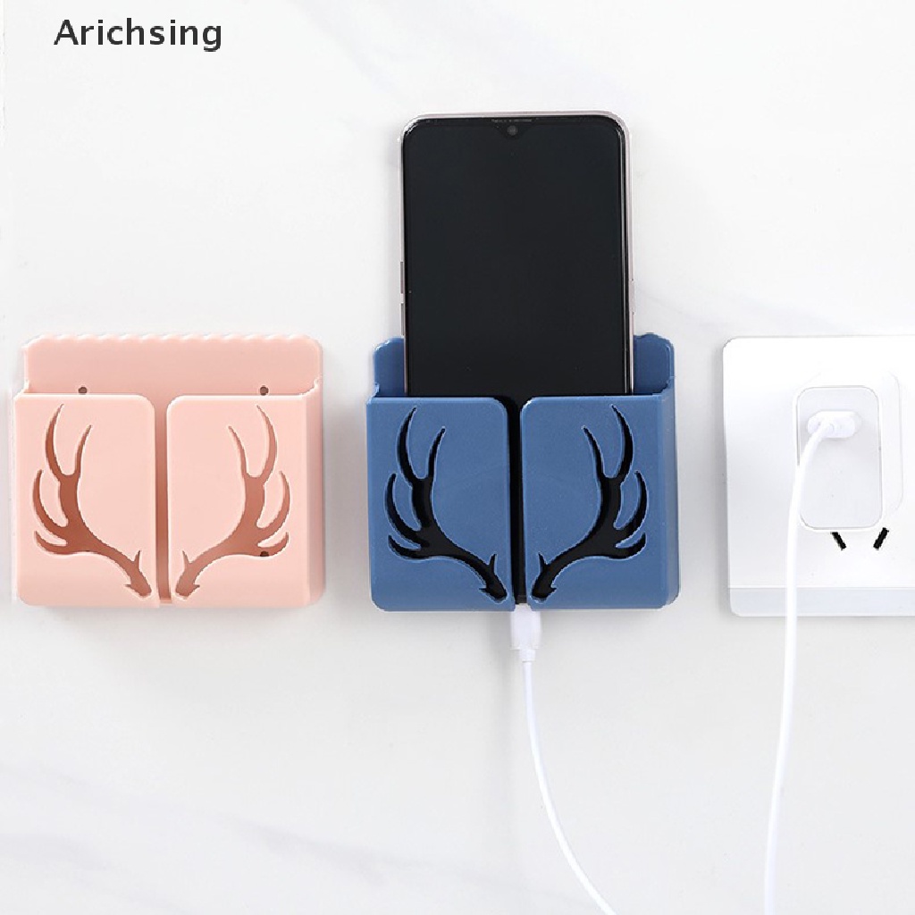 lt-arichsing-gt-กล่องเก็บโทรศัพท์มือถือ-แบบติดผนัง-ไม่ต้องเจาะ-สําหรับห้องนอน-ห้องครัว-ห้องน้ํา-ลดราคา