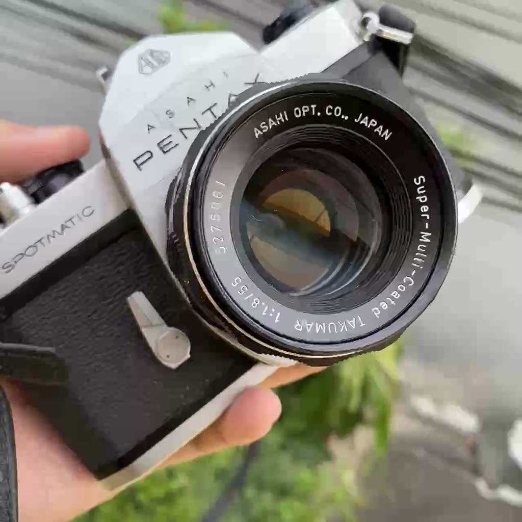 กล้องฟิล์ม-pentax-asahi-sp-เลนส์-smc-takumar-55mm-f1-8