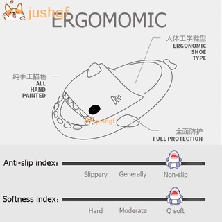 ภาพขนาดย่อของภาพหน้าปกสินค้าใหม่รองเท้าแตะสลิปเปอร์ฉลามน่ารักกันลื่นสําหรับใส่ในร่มและกลางแจ้งน่ารักสําหรับผู้ใหญ่ / รองเท้าแตะ EVA จากร้าน jushgf.th บน Shopee ภาพที่ 4