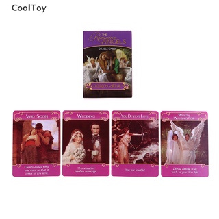 Cooltoy ไพ่ทาโรต์นางฟ้า พร้อมไกด์บุ๊ก สําหรับผู้เริ่มต้นเล่นเกมกระดาน