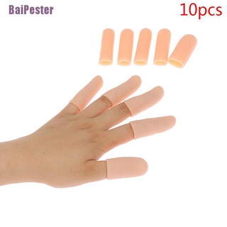 Baipester- + ปลอกซิลิโคนเจลสวมนิ้วหัวแม่มือ บรรเทาอาการปวดนิ้วมือ 10 ชิ้นต่อชิ้น