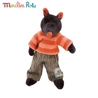 Moulin Roty ตุ๊กตาออร์แกนิค ตุ๊กตาผ้าเน่า ตุ๊กตาหมาป่า ตุ๊กตาเด็กอ่อน ขนาด 30cm-50cm Igor La Grande Famille MR-632045