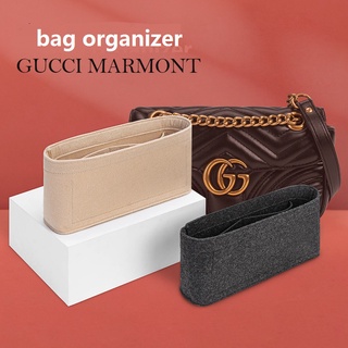 ภาพหน้าปกสินค้า【นุ่มและเบา】ที่จัดระเบียบกระเป๋า  gucci GG marmont sling ที่จัดกระเป๋า  bag organiser in bag ที่จัดทรง  organizer insert ที่เกี่ยวข้อง