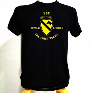 【cotton Tshirts👕】เสื้อ​ทหาร​ 1​ St CAVALRY​ผ้า​บาง​