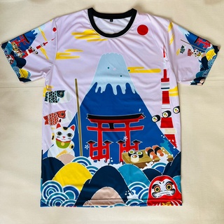 ภาพหน้าปกสินค้าเสื้อยืดลายฟูจิลายใหม่ล่าสุด สไตล์ญี่ปุ่น ซึ่งคุณอาจชอบสินค้านี้